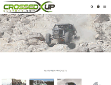 Tablet Screenshot of crossedupcustoms.com